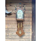 Антикварные Голландские Маятниковые Часы Заанские / Zaance Clock Dutch XX век Расписные, Лунный
