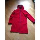 Красное пальто на осень/весну S-M, из Польши, мин. цена, так как переезжаю