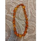 Бусы из натурального янтаря. Отличное состояние!