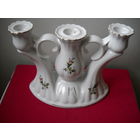 Фарфоровый подсвечник