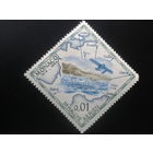 Монако, 1964. Монте-Карло, гидроплан, карта ралли 1914 г.*