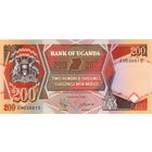 Уганда, 200 шиллингов, 1997 г., UNC
