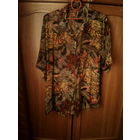 Легкая блуза из натур.ткани,52-54 р.