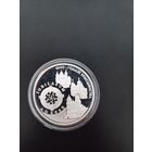 20 рублей. Серебро.2000–летие Христианства для католической конфессии. 1999 г.