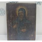 Икона Преподобной Ефросиньи Полоцкой, 19 век, размер! С рубля!