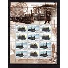 Беларусь-2004,(Мих.547-548)  м/л, Паровозы
