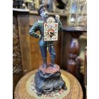 Очень красивые старинные каминные часы, начало 20 века, Европа, исправны, много лотов с рубля