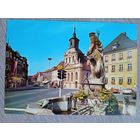 Байройт, Германия. Источник Нептуна и больничная церковь