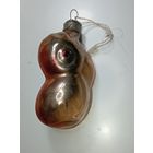 Ёлочная игрушка  -  Попугай . СССР  . Стекло .