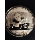 Китай 10 юаней 2014 Панда СЕРЕБРО