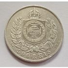 Бразилия 500 рейс 1867 год серебро