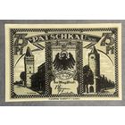 Нотгельд Пачкау 75 пфеннигов 1921 год. Веймарская республика