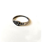 Кольцо, мельхиор. Птичка. Винтаж СССР.