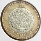 Мексика, 10 песо 1997 года, KM#616