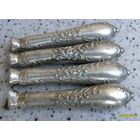 Рукоятки от ножей. Куча клейм, серебрение или серебро.