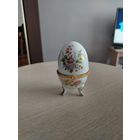 Керамическое Пасхальное яйцо. Шкатулка, Яйцо, Шкатулка. СССР. Пасха.