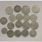 Лот билона с рубля.