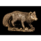 Статуэтка миниатюра Лиса Латунь