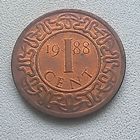 Суринам 1 цент 1988 3-15-56