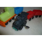 Игрушка Заводной Паровозик с вагонами СССР