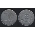 Германия ГДР km10 10 пфенниг 1968 год (обращ) (_9