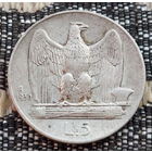 Италия 5 лир 1930 года. Орел. Серебро! Сторгуй за свою цену, предложи обмен! Y40