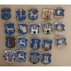 Значки. Из серии гербы древних городов Беларуси.