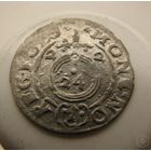 Полтора гроша (Полторак), 1622 г,  Сигизмунд III Ваза, поле в штемпельном блеске!