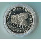 1 доллар.1994г.Мемориал женщинам на военной службе