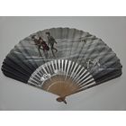 Коллекционный Веер с Зимним Сюжетом. Испания, XIX век (ок. 1840–1890 гг.).