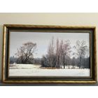 Картина маслом 50х90 "Оттепель" Ромарович Э. Г.