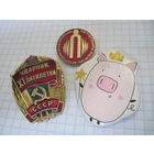 Три значка/8 с рубля!