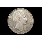 Талер 1871 г. Бавария (Германия), Людвиг II. "Победа Германии во Франко-прусской войне". Кабинетная патина, пореже!