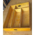 СССР: деревянный лоток для столовых приборов (вкладыш шуфлядный)