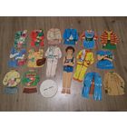 Кукла Наташа, бумажная на магните, 1981 г. СССР3