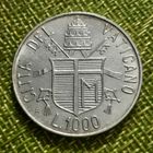Ватикан 1000 лир 1984 г ( Иоанн Павел II )