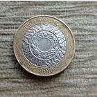 Werty71 Великобритания 2 фунта 2010 биметалл