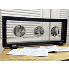 РЕДКИЙ КОМПЛЕКТ, всего 699 шт.!!! 20 рублей 2021 г. Иван Мележ 100 лет, Кондрат Крапива 125 лет и Иван Шамякин 100 лет, унция серебра каждая