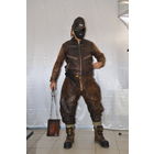 Комбез из натур.кожи немецкого лётчика конца 20-х годов а возможно и по 1МВ.Авиация Рейхсвера.р50-52-3.