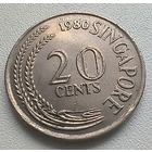 Сингапур 20 центов, 1980.  5-12-38