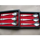 Набор десертных ложек 6 шт. L=170 мм в коробке, мельхиор, МНЦ.