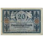 Германия, 20 марок 1915 года.