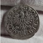 Грош коронный 1609 года Сигизмунд III Речь Посполитая, м.д. Краков НЕЧАСТЫЙ! СОХРАН!