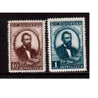 СССР-1949, (Заг.1349-1350) растр-КВ,  ** , И.Никитин