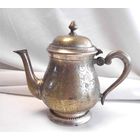 Кофейник 930 мл Чайник Латунь Серебрение Англия
