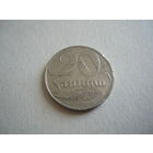 20 SANTIMU 1922