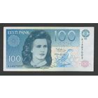 Эстония 100 крон 1991 года. Тип Р-74а. Состояние XF
