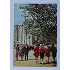 Почтовая карточка 1965 г. "Москва. На проспекте Маркса". Фото Д. Бальтерманца.