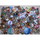 Значки ассорти, 150 штук, без повторов, все разные.