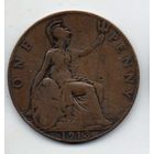 СОЕДИНЁННОЕ КОРОЛЕВСТВО ВЕЛИКОЙ БРИТАНИИ И ИРЛАНДИИ. 1 ПЕННИ 1913